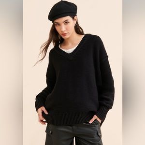 Free People - Alli V-Neck Sweater